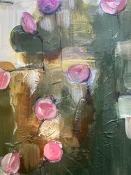 Rosa blomstermotiver