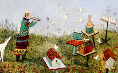 Fuglepiper, 2001 (akryl)
