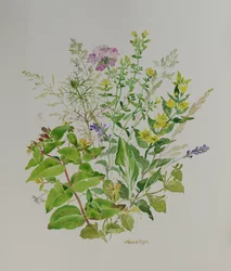 Blomsterstilleben 4, 2021 (maleri)