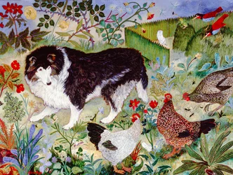 Gammel hund, nye spor, 2008 (akryl)