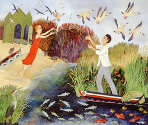 Skip til land, 2007 (akryl)