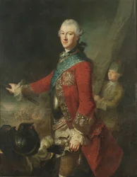 Portrett av Michal Kazimierz Oginski 1731-1799, Grand Hetman of Litauen, ca. 1755