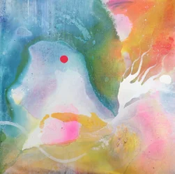 Abstrakt: Red Dot Flow