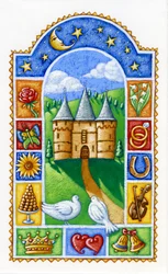 Slott, 2016 (gouache)