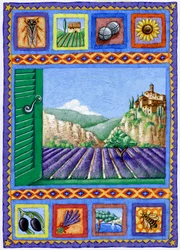 Provence, 2015 (gouache)