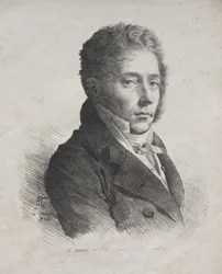 Samling av litografiske essays: Portrait of MR. Coupin fra La Couperie