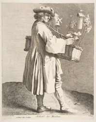 Whirligig Peddler, 1742.