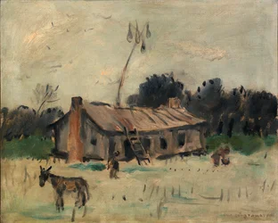 Hytte i Alabama, ca. 1915-1925.