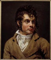 Portrett av menneskemaleri av Anne Louis Girodet de Roucy-Trioson (Anne-Louis Girodet de Roucy Trioson