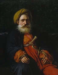 Portrett av Katchef Dahouth, Christian Mameluke, 1804