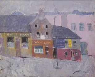 Causewayside, Edinburgh, ca. 1950 (olje på lerret)