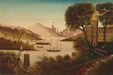 Gardebesetningen, midten av 1800-tallet (olje på lerret)
