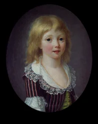 En liten gutt av Comminges-familien, 1785-90