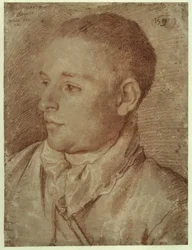 Carracci - Portrett av Baldassare Aloisi, malt av Galanino, 1589-1590