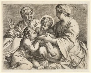 Madonna og barn med de hellige Elizabeth og døperen Johannes