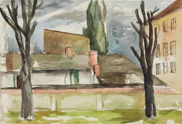bakgård