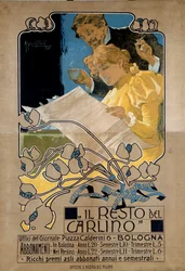 Reklameplakat for "Resten av Carlinoen"