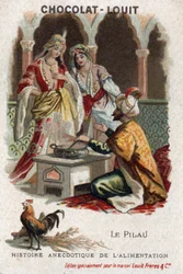 Anekdotisk historie om mat: pilauen (kalkia). Sultan Amurat IV (eller Murad IV).