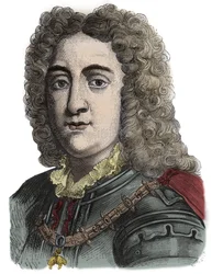 Karl VI, den hellige romerske keiser (1685-1740) - Karl av Habsburg (Karl von Habsburg) (Karl VI av det hellige rike) 1685-1740 - Gravering