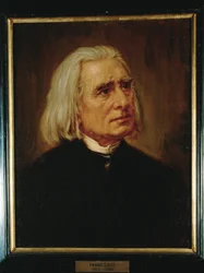 Komponist Franz Liszt … (maleri på lerret)