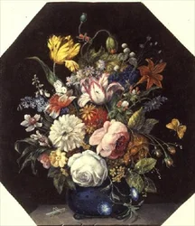 Nederlandsk stilleben av blomster