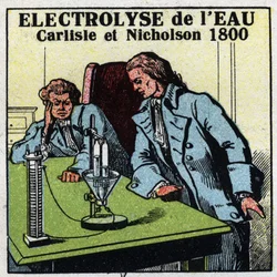 Electrochemistry: electrolysis of water by Anthony Carlisle (1768-1842) and William Nicholson (1753-1815) in London on May 2