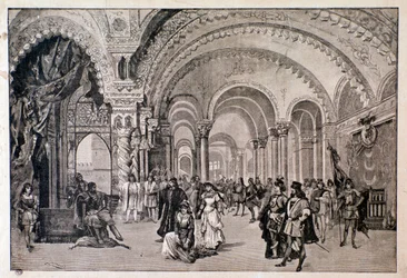 Første fremføring av Otello, opera av Giuseppe Verdi på Teatro alla scala