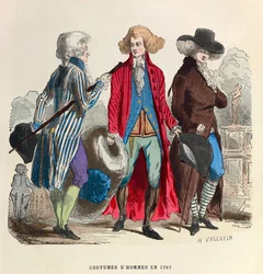 Herredrakter i 1787 - privat samling