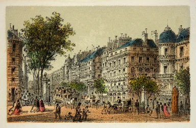 Paris 1874: Boulevard des Italians, Privat samling