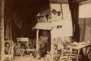 Fotografi fra et personlig album av en infanteriløytnant under de første månedene av første verdenskrig (1. Iere