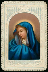 Fromt bilde: Jomfru Maria (gravering)