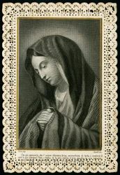 Fromt bilde: Jomfru Maria (gravering)