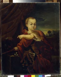 Portrett av tsaren av Russie Ivan VI Antonovich (Romanov