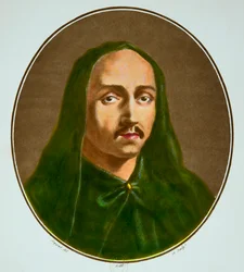 Portrett av Abbe Suger av Saint Denis (1080-1151) rådmann for kong Louis VI og regent av Frankrike fra 1147 til 1149, Privee Collection