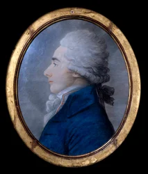 Portrett av Alexander greve av Lameth (1760-1829), fransk general og politiker under den franske revolusjonen, bror til Charles og Theodore Anonymt maleri fra 1700-tallet