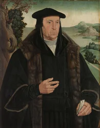 Portrett av Cornelis Aerentsz van der Dussen, ca. 1555-c. 1570 (olje på panel)