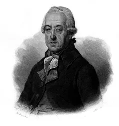 Portrait of Jean-Georges Reber (Jean Georges) (1731-1816) french industrialist In “” Portraits et histoire des hommes utile: hommes et femmes de tous pays et de tous conditions, qui ont ont acquis des droits à la reconaissance des hommes” published and pro