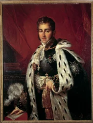 Portrett av Jules Auguste Armand Marie, Prince de Polignac (1780-1847) President for rådet Anonymt maleri fra 1800-tallet. Privat samling