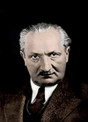 Portrett av Martin Heidegger (1889-1976), tysk filosof.
