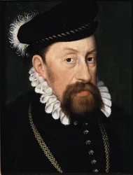 Portrett av Maximilien II, keiser av Det hellige germanske rike (olje på lerret)