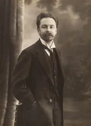 Portrett av komponisten Alexander Scriabin (1872-1915)