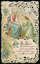 Bønn til Jesus barn (kromolitografi)