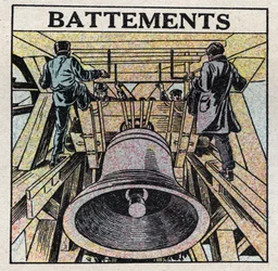 Sound energy: interference of sounds observed while listening to the beat of a bumblebee. Anonymous illustration from 1925. Private collection.