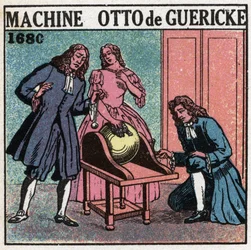 Statiske maskiner: maskinen av Otto von Guericke (Otto de Guericke
