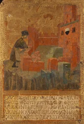 Steinskjærer bygger et slott