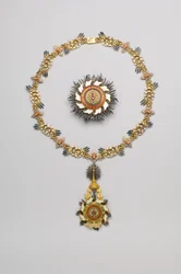 Thailand - Order of the Royal House of Chakri: plakett, kjede og anheng - begynnelsen av det 20. århundre