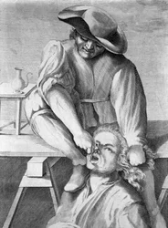 Tanntrekkeren (gravering, 1700-tallet)