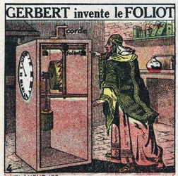 Tid: klokken har vekt. Gerbert d