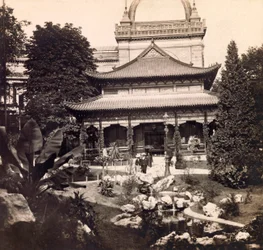 Universell utstilling av 1900 - Universell utstilling av 1900 i Paris: Paviljongen i Kina - privat samling