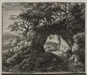 Fire landskap: The Pierced Rock